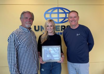 Hailey Benson receives her Senior Designation (SR/WA) from the IRWA