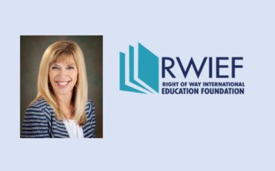 Leslie Finnigan, SR/WA, elected to serve as President of the RWIEF