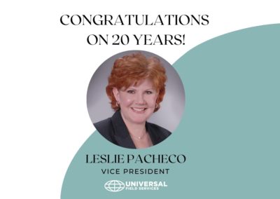 Congratulations on 20 years with Universal!
